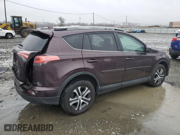 2018 Toyota RAV4 LE with VIN 2T3BFREV6JW737751, listed as a Copart auction lot 49123855 with 92,642 mi miles and Salvage Title. Bid and sale history available at DreamBid. Image 3.