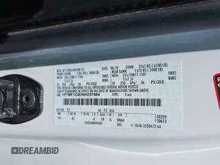 2022 Ford F-150 XL с VIN 1FTMF1CB3NKE57884, выставлен на аукционе IAAI как лот 42223790 с пробегом 46 436 миль миль и . История ставок и продаж доступна на DreamBid. Изображение 9.