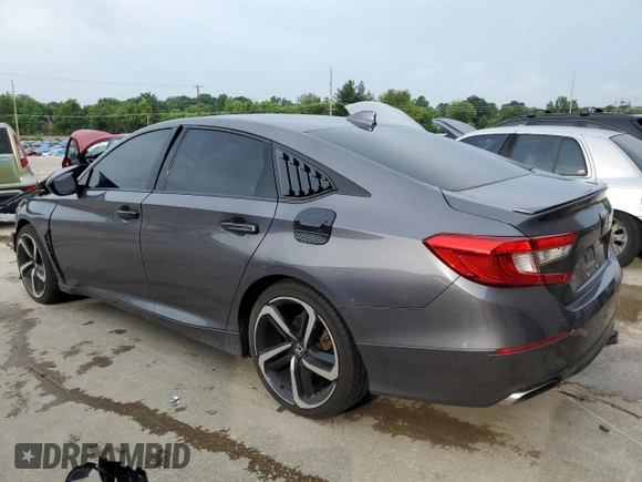 2018 Honda Accord Sedan Sport 1.5T with VIN 1HGCV1F3XJA195186, listed as a Copart auction lot 61652694 with 0 mi miles and Non Repairable. Bid and sale history available at carsss.com. Image 2.