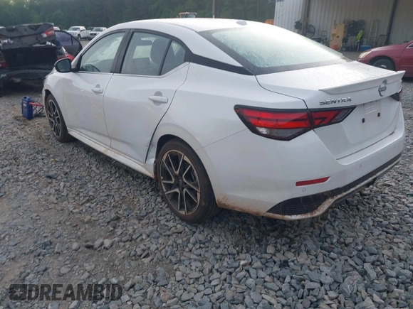 2025 Nissan Sentra SR with VIN 3N1AB8DV7SY297847, listed as a IAAI auction lot 42087240 with 5,127 mi miles and . Bid and sale history available at DreamBid. Image 3.
