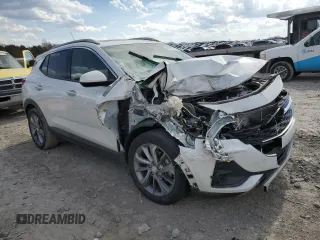 2022 Buick Encore GX Essence with VIN KL4MMFSL8NB148628, listed as a Copart auction lot 49227105 with 19,872 mi miles and Salvage title. Bid and sale history available at DreamBid. Image 4.