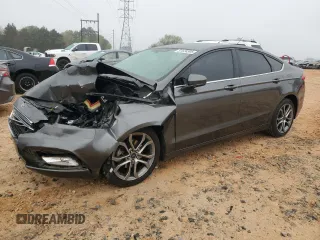 2017 Ford Fusion S with VIN 3FA6P0G78HR339132, listed as a Copart auction lot 51524595 with 101,345 mi miles and Salvage Title. Bid and sale history available at DreamBid. Image 1.