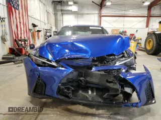2021 Lexus IS 350 F Sport with VIN JTHGZ1E20M5020468, listed as a Copart auction lot 57848025 with 22,077 mi miles and Salvage title. Bid and sale history available at DreamBid. Image 5.