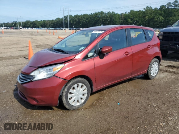 2016 Nissan Note SV with VIN 3N1CE2CP2GL404503, listed as a Copart auction lot 60625025 with 190,787 mi miles and Salvage title. Bid and sale history available at DreamBid. Image 1.