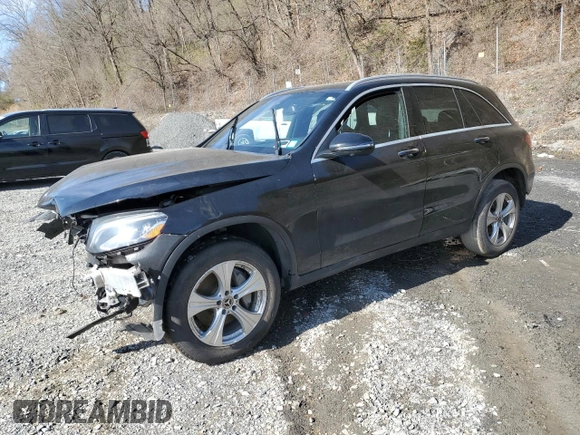 2018 Mercedes-Benz GLC with VIN WDC0G4JB1JV050312, listed as a Copart auction lot 53179245 with 0 mi miles and Salvage Title. Bid and sale history available at carsss.com. Image 1.