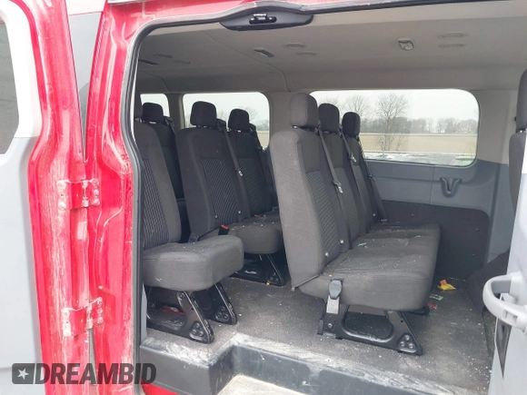 2016 Ford Transit Wagon XL with VIN 1FBZX2ZM4GKB18978, listed as a IAAI auction lot 41985718 with 108,699 mi miles. Bid and sale history available at carsss.com. Image 8.
