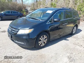 2014 Honda Odyssey EX-L with VIN 5FNRL5H68EB102286, listed as a IAAI auction lot 42148323 with 160,446 mi miles and . Bid and sale history available at carsss.com. Image 17.