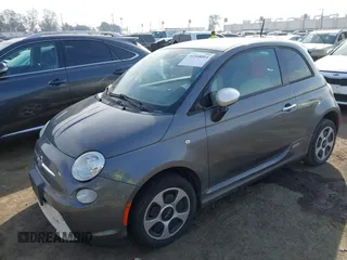2013 FIAT 500e with VIN 3C3CFFGE6DT727575, listed as a IAAI auction lot 41613686 with 86,912 mi miles. Bid and sale history available at carsss.com. Image 6.