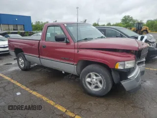 1996 Dodge 1500 z VIN 1B7HC16Y2TJ139882, wystawiony jako Copart lot #57718955 z przebiegiem 108 136 mil mil oraz Czysty tytuł • Clean title. Historia ofert i sprzedaży dostępna na DreamBid. Obrazek 4.