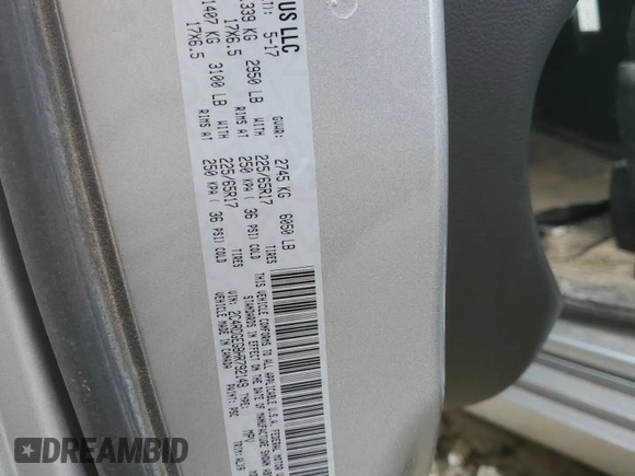 2017 Dodge Grand Caravan GT with VIN 2C4RDGEG8HR792149, listed as a Copart auction lot 43964695 with 121,833 mi miles and Salvage Title. Bid and sale history available at DreamBid. Image 13.