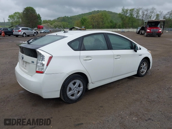 2010 Toyota Prius II with VIN JTDKN3DUXA5025517, listed as a IAAI auction lot 42201037 with 69,872 mi miles and . Bid and sale history available at carsss.com. Image 4.