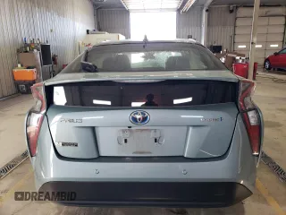 2017 Toyota Prius Two with VIN JTDKBRFU5H3577666, listed as a Copart auction lot 53668975 with 60,752 mi miles and Salvage Title. Bid and sale history available at DreamBid. Image 6.