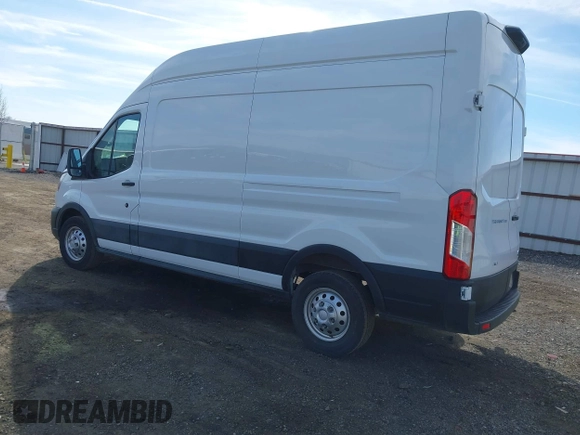 2023 Ford Transit Cargo with VIN 1FTBR2X87PKA70597, listed as a IAAI auction lot 41896133 with 37,982 mi miles and . Bid and sale history available at DreamBid. Image 3.