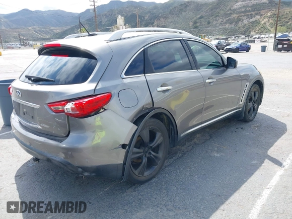 2009 Infiniti FX with VIN JNRAS18U59M101522, listed as a IAAI auction lot 42056139 with 208,496 mi miles and . Bid and sale history available at DreamBid. Image 4.