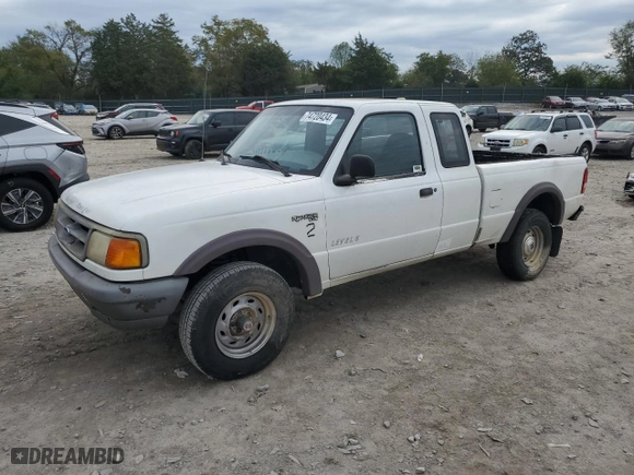 1997 Ford Ranger XL with VIN 1FTCR15U3VPA39507, listed as a Copart auction lot 74720434 with 156,144 mi miles and Salvage Title. Bid and sale history available at carsss.com. Image 1.