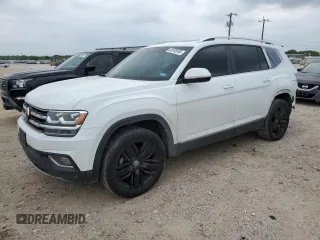 2019 Volkswagen Atlas SEL z VIN 1V2ER2CA0KC593693, wystawiony jako Copart lot #54702655 z przebiegiem 73 718 mil mil oraz Szkoda całkowita • Salvage title. Historia ofert i sprzedaży dostępna na DreamBid. Obrazek 1.