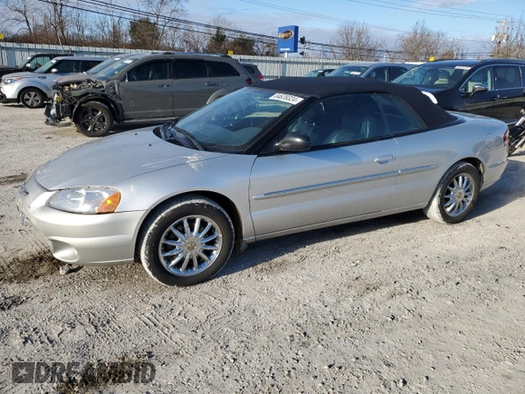 2003 Chrysler Sebring with VIN 1C3EL65T93N500074, listed as a Copart auction lot 84639324 with 88,212 mi miles and Salvage Title. Bid and sale history available at DreamBid. Image 1.