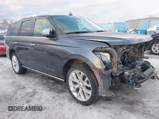2018 Ford Expedition Platinum with VIN 1FMJU1MT6JEA54048, listed as a IAAI auction lot 41316670 with 65,496 mi miles. Bid and sale history available at carsss.com. Image 1.