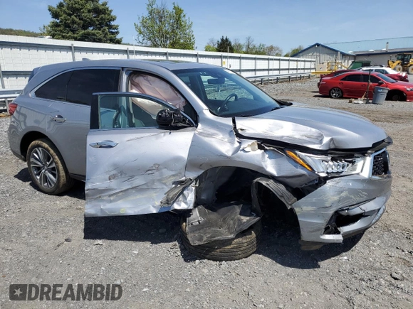 2017 Acura MDX w/Technology Pkg with VIN 5FRYD4H50HB017746, listed as a Copart auction lot 49270213 with 98,005 mi miles. Bid and sale history available at carsss.com. Image 4.
