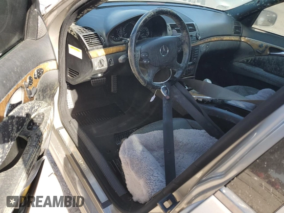 2007 Mercedes-Benz E 63 AMG with VIN WDBUF77X77B038575, listed as a Copart auction lot 76578174 with Not Provided miles and Salvage Title. Bid and sale history available at carsss.com. Image 8.
