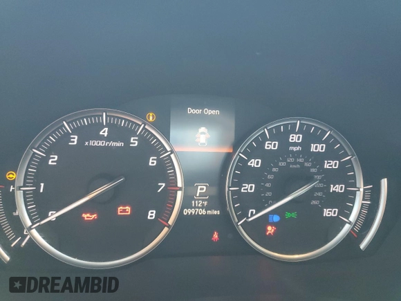 2017 Acura MDX with VIN 5FRYD3H31HB010863, listed as a Copart auction lot 63474185 with 99,706 mi miles and Salvage title. Bid and sale history available at DreamBid. Image 9.