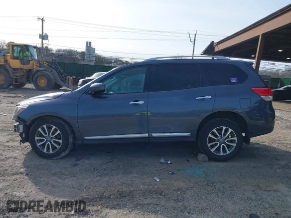 2014 Nissan Pathfinder Platinum with VIN 5N1AR2MM6EC604107, listed as a IAAI auction lot 41596835 with 110,125 mi miles and . Bid and sale history available at DreamBid. Image 14.