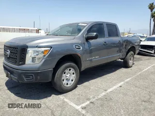 2017 Nissan Titan with VIN 1N6AA1F18HN548489, listed as a Copart auction lot 58453785 with 28,220 mi miles and Salvage title. Bid and sale history available at DreamBid. Image 1.