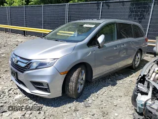 2018 Honda Odyssey EX-L z VIN 5FNRL6H72JB109632, wystawiony jako Copart lot #57432655 z przebiegiem 54 470 mil mil oraz Szkoda całkowita • Salvage title. Historia ofert i sprzedaży dostępna na DreamBid. Obrazek 1.