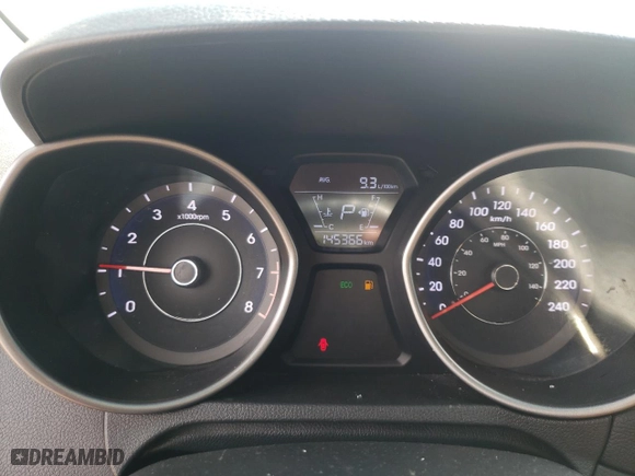2016 Hyundai Elantra GL with VIN 5NPDH4AE4GH656713, listed as a Copart auction lot 66793304 with 145,366 mi miles and Clean Title. Bid and sale history available at carsss.com. Image 9.