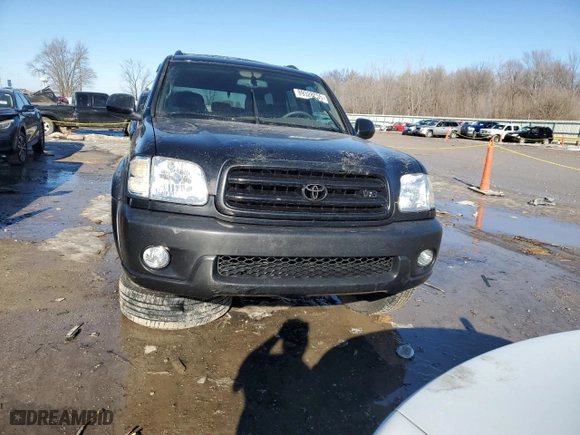2004 Toyota Sequoia Limited with VIN 5TDZT38A74S236628, listed as a Copart auction lot 89328055 with 160,995 mi miles and Salvage Title. Bid and sale history available at carsss.com. Image 5.