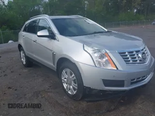 2015 Cadillac SRX Luxury Collection with VIN 3GYFNBE3XFS612048, listed as a IAAI auction lot 41923525 with 154,621 mi miles. Bid and sale history available at carsss.com. Image 1.
