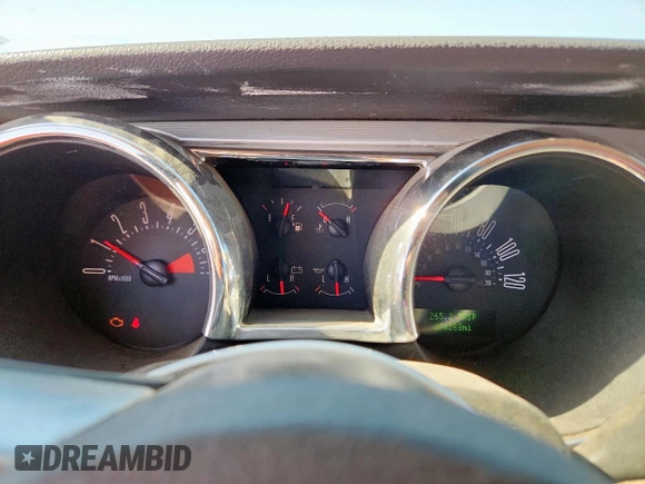 2006 Ford Mustang Standard with VIN 1ZVFT80NX65256683, listed as a Copart auction lot 58596755 with 276,268 mi miles and Salvage title. Bid and sale history available at DreamBid. Image 9.
