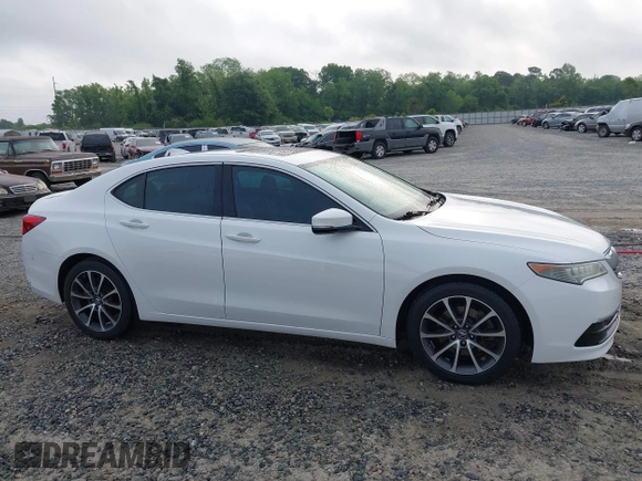 2015 Acura TLX V6 Tech with VIN 19UUB2F57FA015528, listed as a IAAI auction lot 42121824 with 98,917 mi miles. Bid and sale history available at carsss.com. Image 13.
