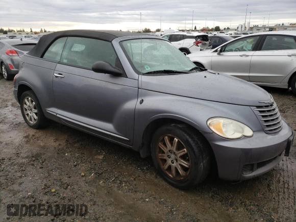 2007 Chrysler PT Cruiser with VIN 3C3JY45X27T627150, listed as a Copart auction lot 81839984 with 54,549 mi miles and Salvage Title. Bid and sale history available at carsss.com. Image 4.