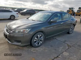 2013 Honda Accord LX z VIN 1HGCR2F39DA142218, wystawiony jako Copart lot #55621635 z przebiegiem 109 215 mil mil oraz Szkoda całkowita • Salvage title. Historia ofert i sprzedaży dostępna na DreamBid. Obrazek 1.