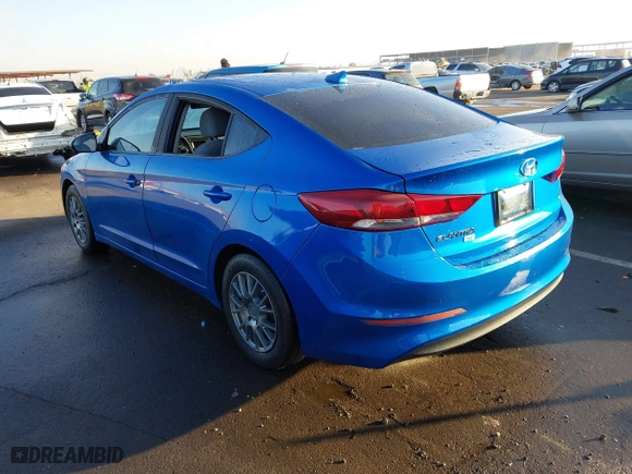 2017 Hyundai Elantra SE with VIN KMHD74LFXHU085935, listed as a IAAI auction lot 41477983 with 120,681 mi miles. Bid and sale history available at carsss.com. Image 3.