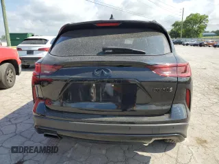 2023 Infiniti QX50 Sport with VIN 3PCAJ5FB0PF114339, listed as a Copart auction lot 57389284 with 11,462 mi miles and Salvage Title. Bid and sale history available at DreamBid. Image 6.