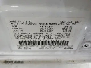 2011 Mitsubishi Galant FE with VIN 4A32B2FF5BE024470, listed as a Copart auction lot 44691175 with 117,923 mi miles and Salvage Title. Bid and sale history available at DreamBid. Image 13.
