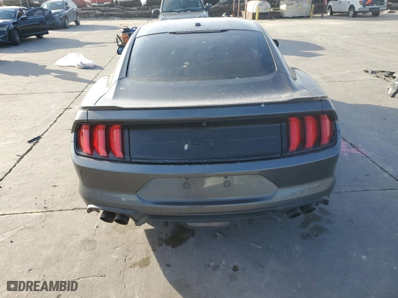 2019 Ford Mustang GT with VIN 1FA6P8CF7K5151188, listed as a Copart auction lot 42637345 with NaN miles and Salvage Title. Bid and sale history available at carsss.com. Image 6.
