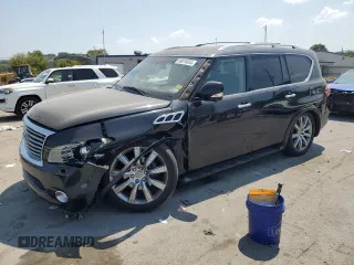 2011 Infiniti QX56 8-passenger with VIN JN8AZ2NC1B9300755, listed as a Copart auction lot 69016034 with 222,006 mi miles and Clean Title. Bid and sale history available at carsss.com. Image 1.