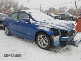 2018 Ford Fusion Hybrid S with VIN 3FA6P0UU8JR122342, listed as a IAAI auction lot 41355323 with 85,304 mi miles. Bid and sale history available at carsss.com. Image 1.