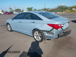 2013 Hyundai Sonata Limited with VIN 5NPEC4AC8DH532358, listed as a IAAI auction lot 41189414 with 61,069 mi miles and . Bid and sale history available at DreamBid. Image 3.