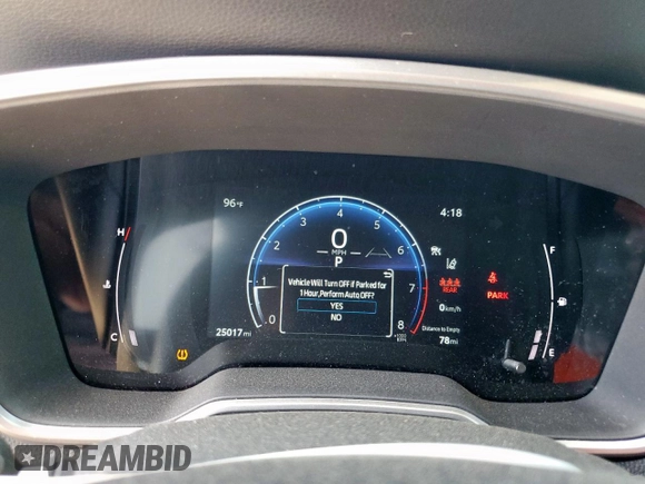 2023 Toyota Corolla Cross XLE with VIN 7MUDAAAG2PV072301, listed as a Copart auction lot 61547155 with 25,017 mi miles and Salvage title. Bid and sale history available at DreamBid. Image 9.