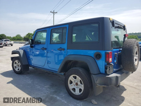 2016 Jeep Wrangler Unlimited Sport RHD z VIN 1C4BJWKG8GL307167, wystawiony jako Copart lot #57186605 z przebiegiem 182 213 mil mil oraz Czysty tytuł • Clean title. Historia ofert i sprzedaży dostępna na DreamBid. Obrazek 2.