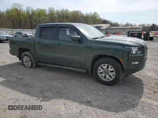 2022 Nissan Frontier SV with VIN 1N6ED1EKXNN605404, listed as a Copart auction lot 53583465 with 59,438 mi miles and Salvage title. Bid and sale history available at DreamBid. Image 4.