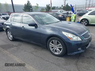 2011 Infiniti G25 Journey with VIN JN1DV6AP1BM830275, listed as a IAAI auction lot 41905361 with 153,169 mi miles. Bid and sale history available at carsss.com. Image 1.
