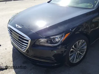 2017 Genesis G80 3.8L with VIN KMHGN4JE7HU170485, listed as a Copart auction lot 47549640 with 39,163 mi miles and . Bid and sale history available at carsss.com. Image 9.