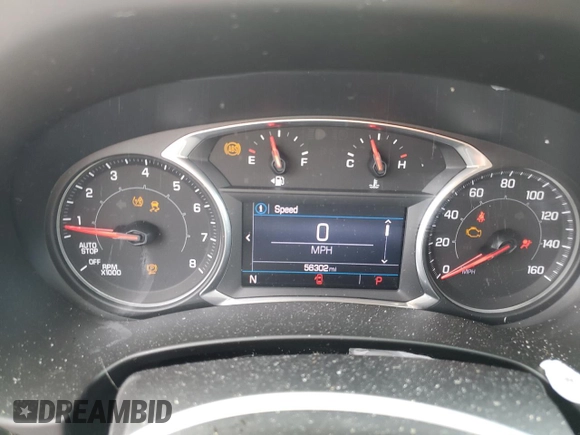 2019 GMC Terrain SLE with VIN 3GKALTEV0KL310810, listed as a Copart auction lot 63398845 with 56,302 mi miles and Salvage title. Bid and sale history available at DreamBid. Image 9.
