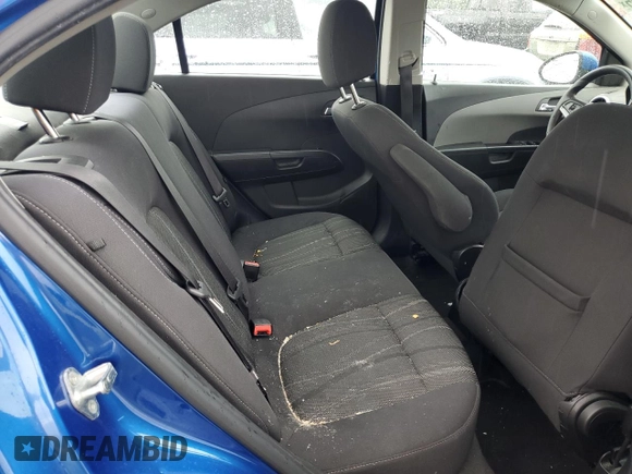 2017 Chevrolet Sonic LT with VIN 1G1JD5SG6H4173423, listed as a Copart auction lot 60721595 with 99,860 mi miles and Salvage title. Bid and sale history available at DreamBid. Image 10.