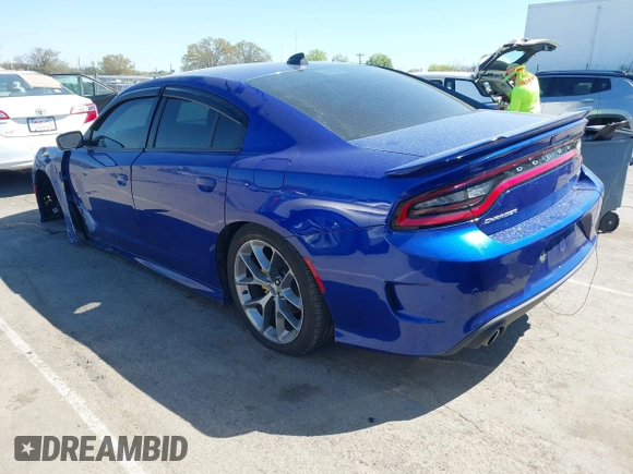 2021 Dodge Charger GT with VIN 2C3CDXHG2MH565710, listed as a IAAI auction lot 41870602 with 48,935 mi miles and . Bid and sale history available at DreamBid. Image 3.